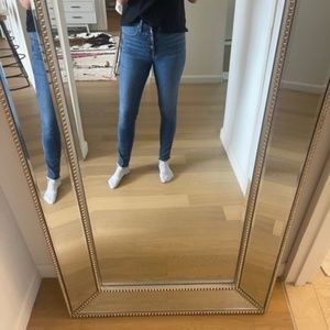 Madewell 10 inch High Rise Skinny in Motte Wash